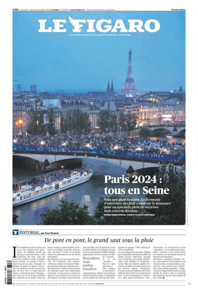 Prima-pagina-le-figaro-di-oggi-27-07-2024