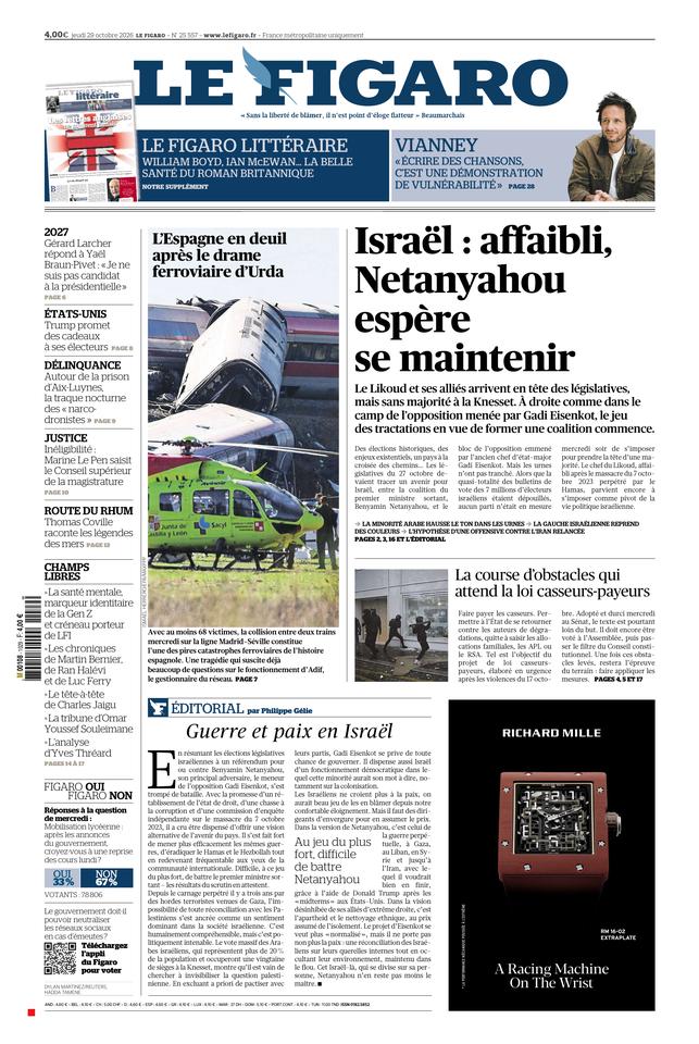 Prima-pagina-le-figaro-di-oggi-28-10-2026
