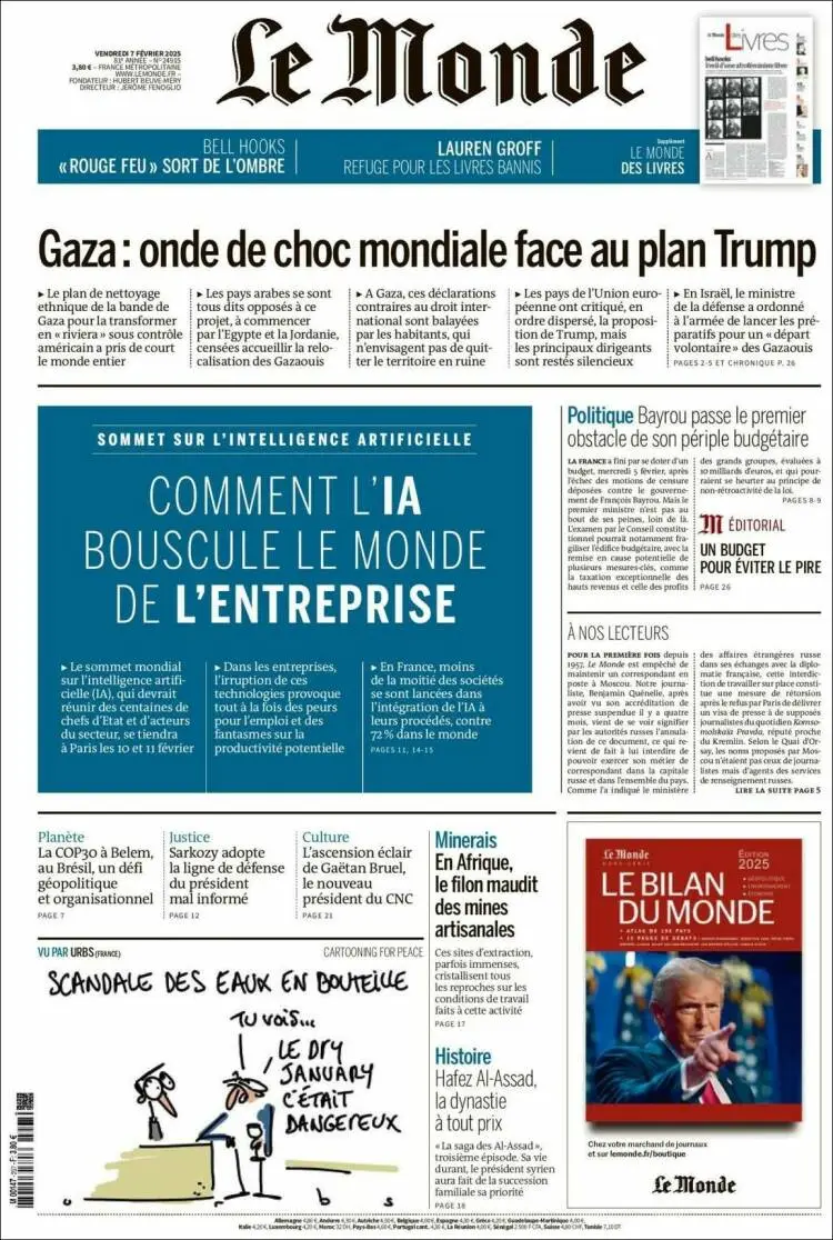 Prima-pagina-le monde-edizione-di-oggi-2025-02-07