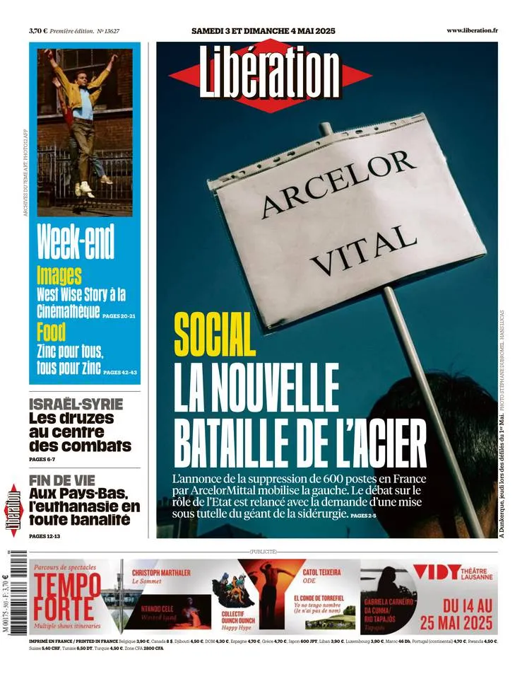 Prima-pagina-liberation-oggi-edizione-di-oggi-03-05-2025