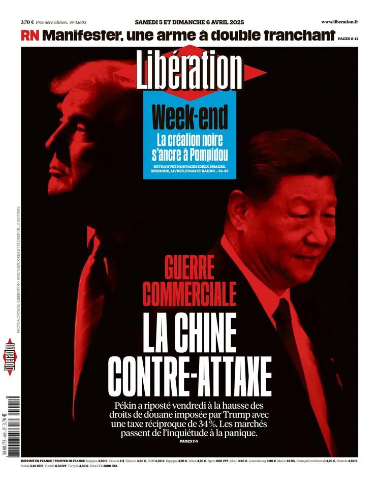 Prima-pagina-liberation-oggi-edizione-di-oggi-05-04-2025