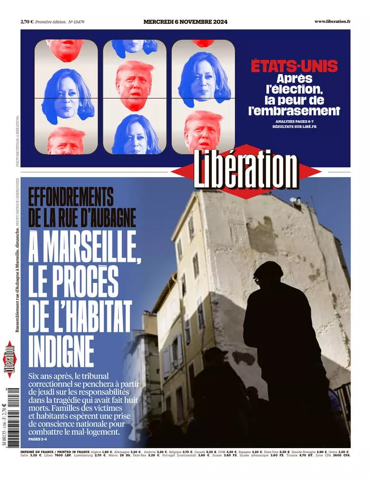 Prima-pagina-liberation-oggi-edizione-di-oggi-05-11-2024