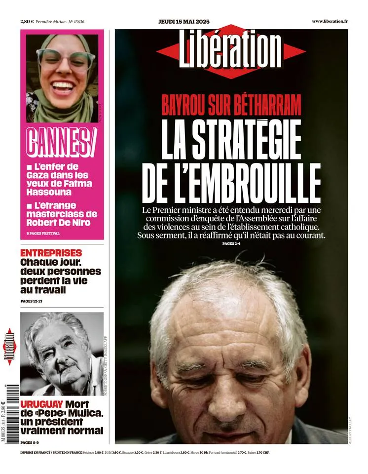 Prima-pagina-liberation-oggi-edizione-di-oggi-14-05-2025