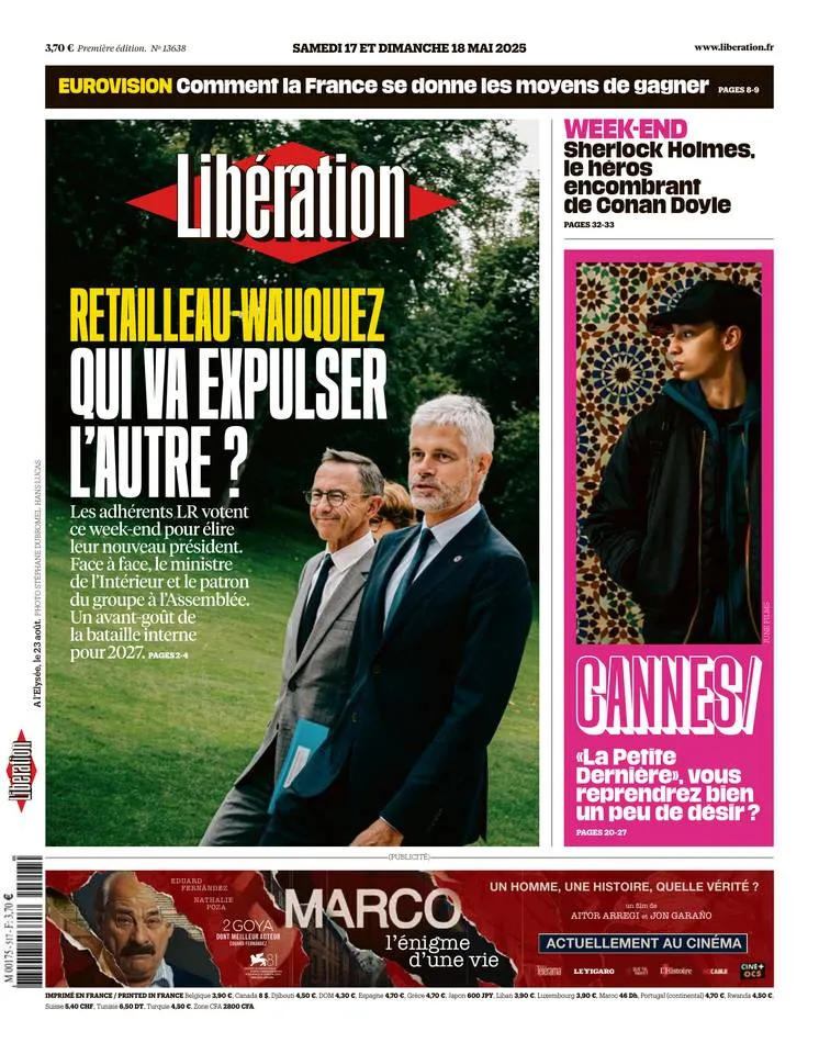 Prima-pagina-liberation-oggi-edizione-di-oggi-16-05-2025