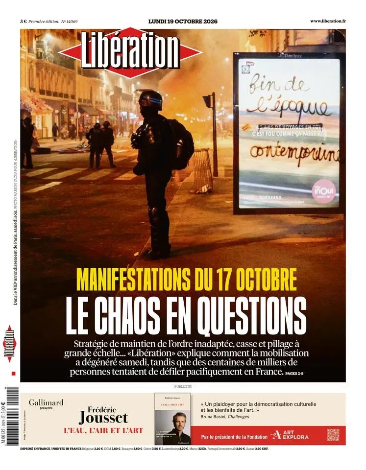 Prima-pagina-liberation-oggi-edizione-di-oggi-18-10-2026