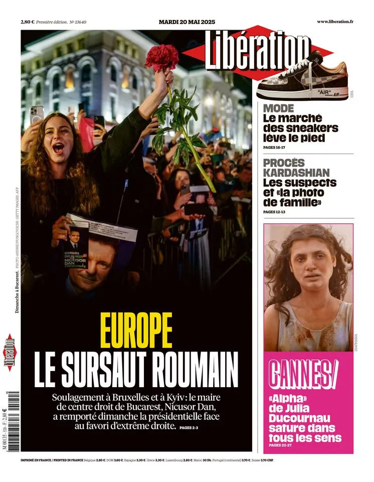 Prima-pagina-liberation-oggi-edizione-di-oggi-19-05-2025