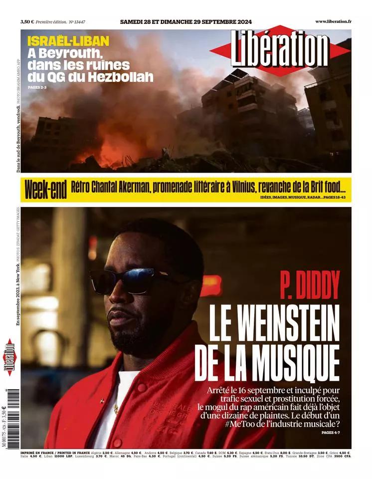 Prima-pagina-liberation-oggi-edizione-di-oggi-28-09-2024