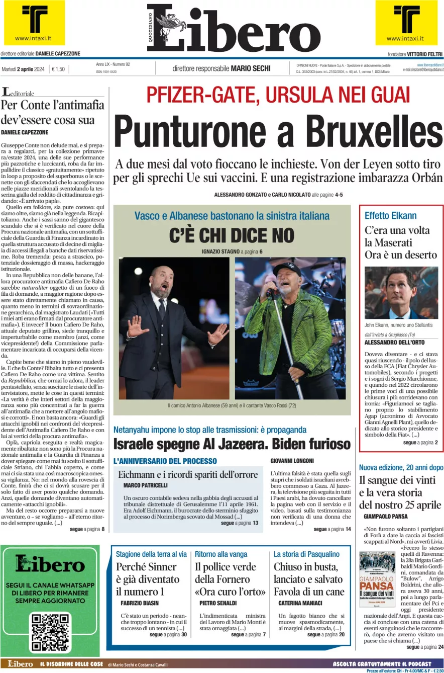 Prima-pagina-libero-edizione-di-oggi-02-04-2024