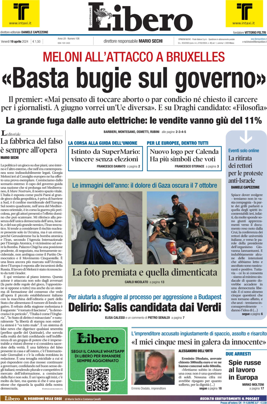 Prima-pagina-libero-edizione-di-oggi-19-04-2024