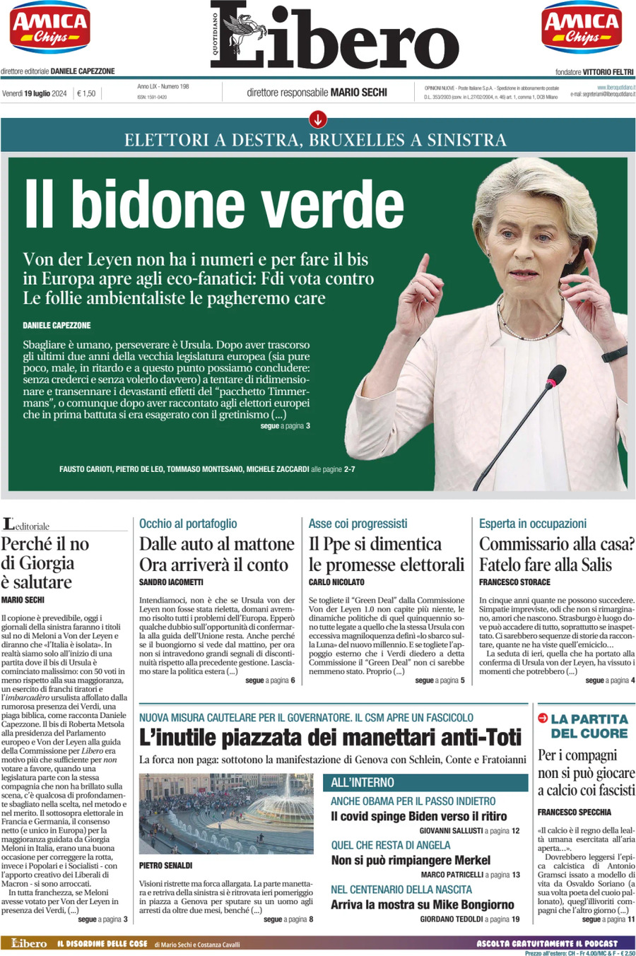 Prima-pagina-libero-edizione-di-oggi-19-07-2024