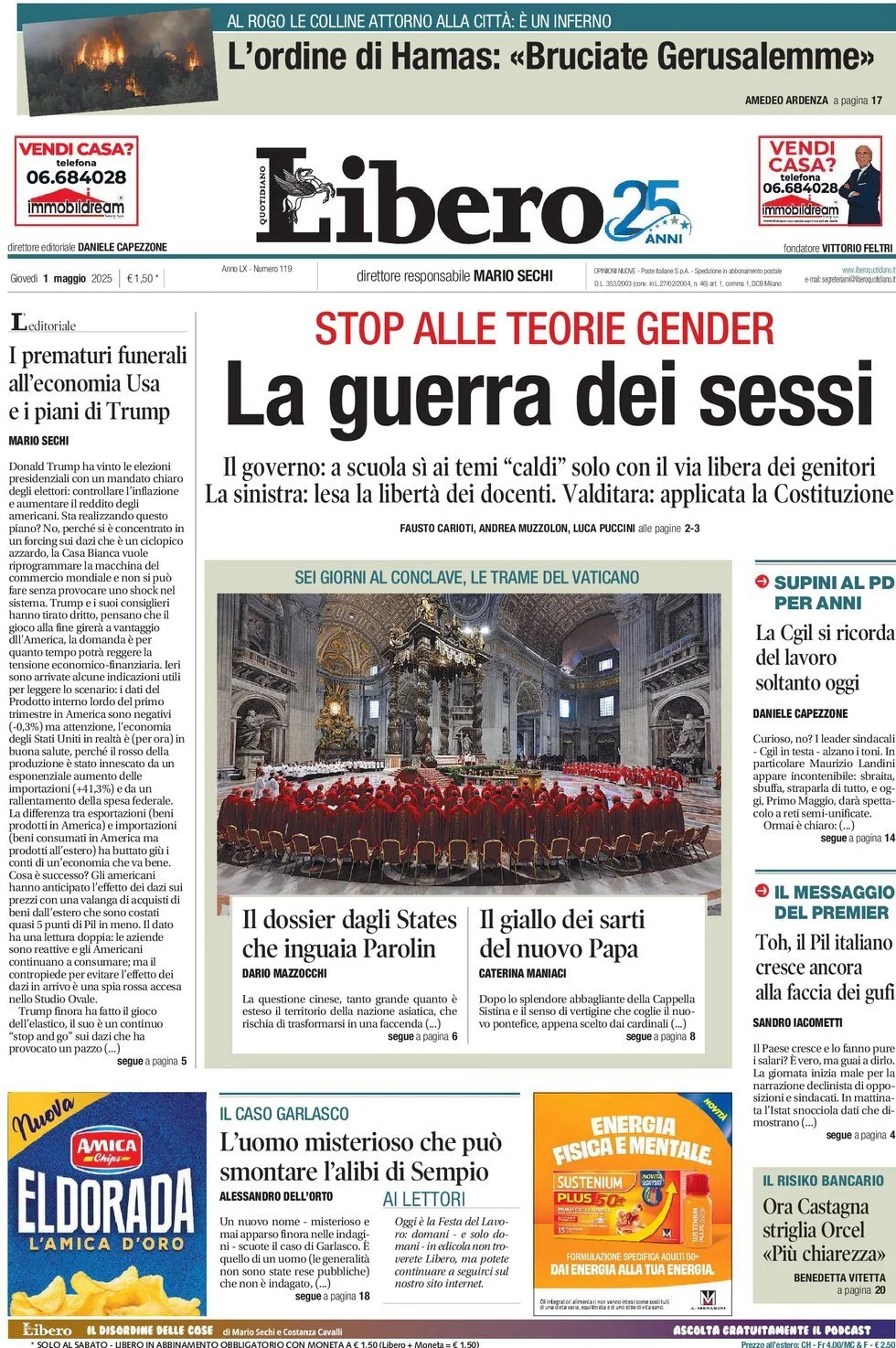 Prima-pagina-libero-edizione-di-oggi-02-05-2025