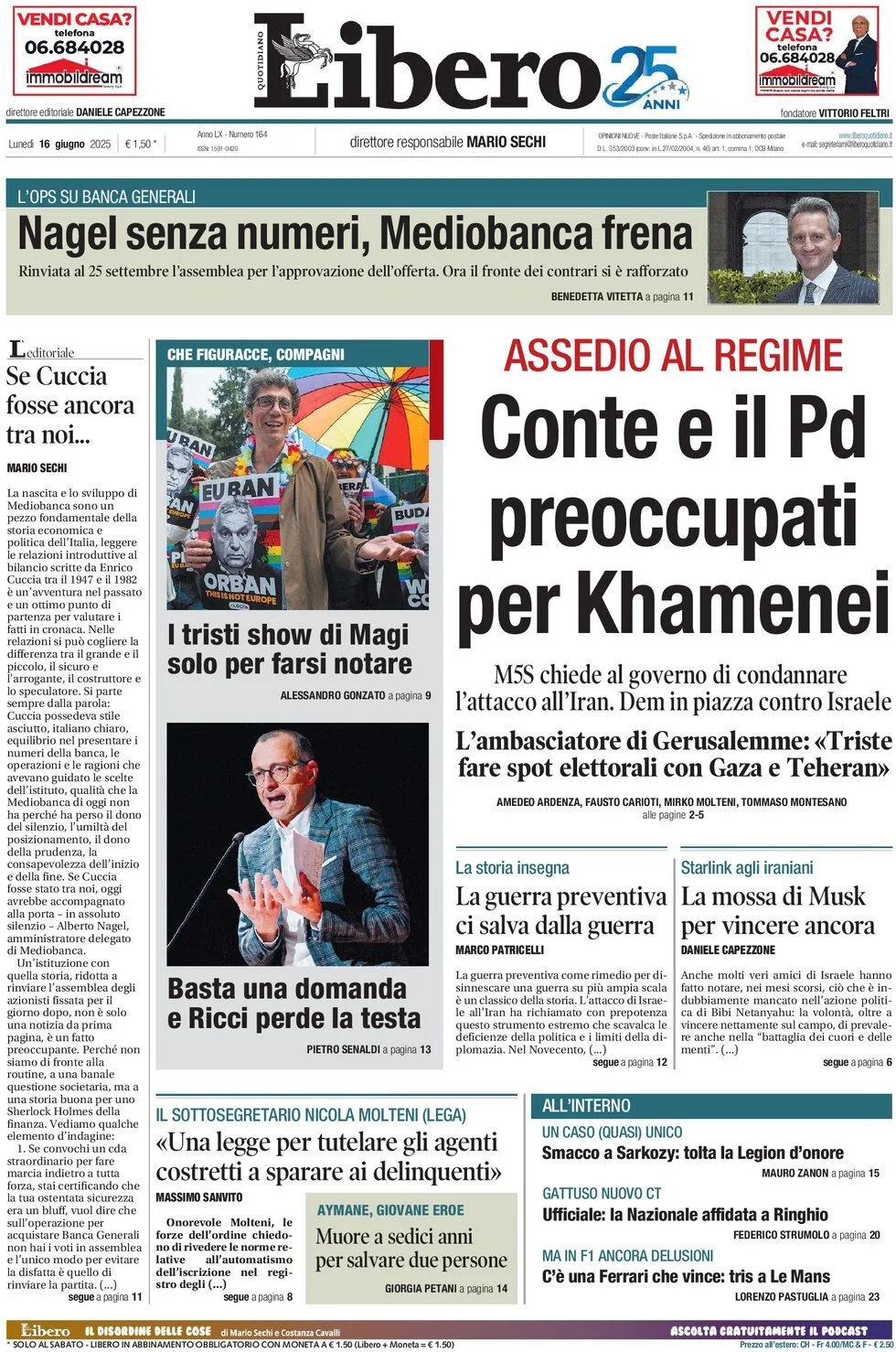 Prima-pagina-libero-edizione-di-oggi-16-06-2025