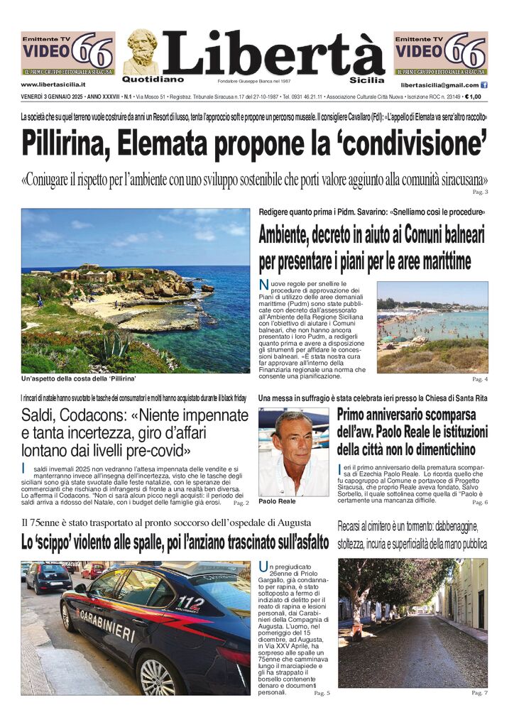 Prima-pagina-libertasicilia-edizione-di-oggi-03-01-25