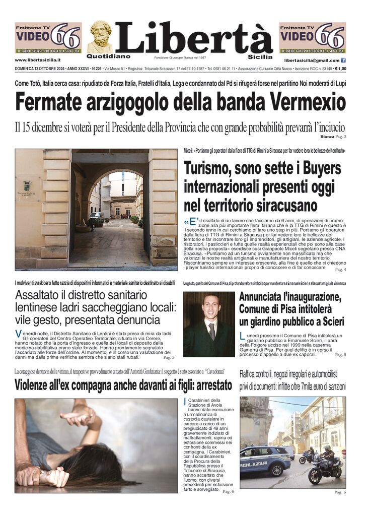 Prima-pagina-libertasicilia-edizione-di-oggi-13-10-24