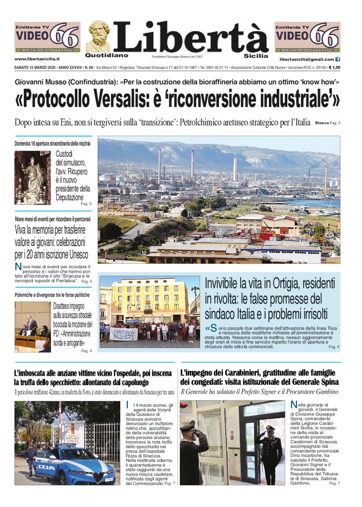 Prima-pagina-libertasicilia-edizione-di-oggi-15-03-25