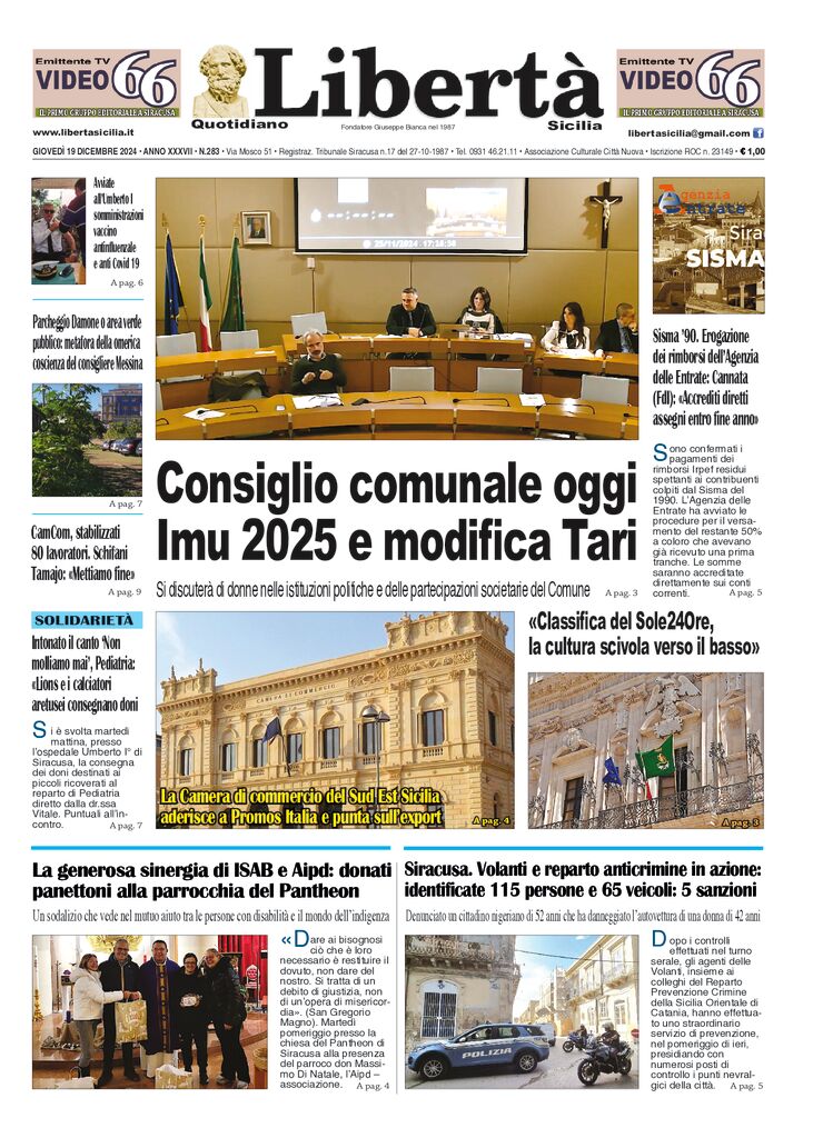 Prima-pagina-libertasicilia-edizione-di-oggi-19-12-24