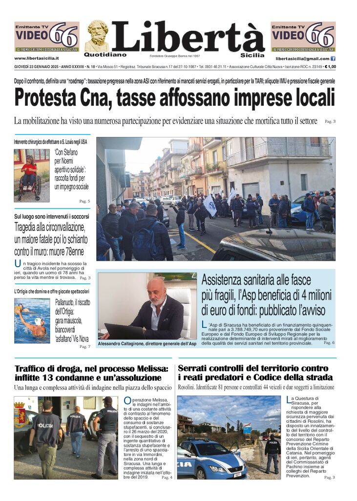 Prima-pagina-libertasicilia-edizione-di-oggi-23-01-25