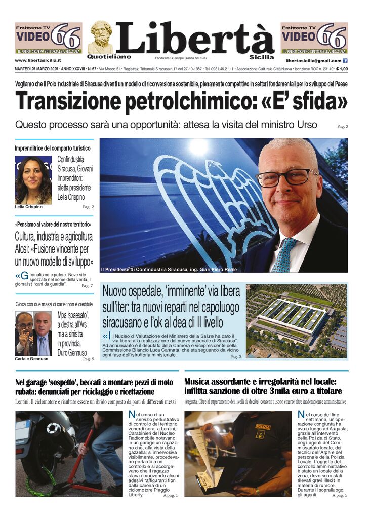 Prima-pagina-libertasicilia-edizione-di-oggi-25-03-25