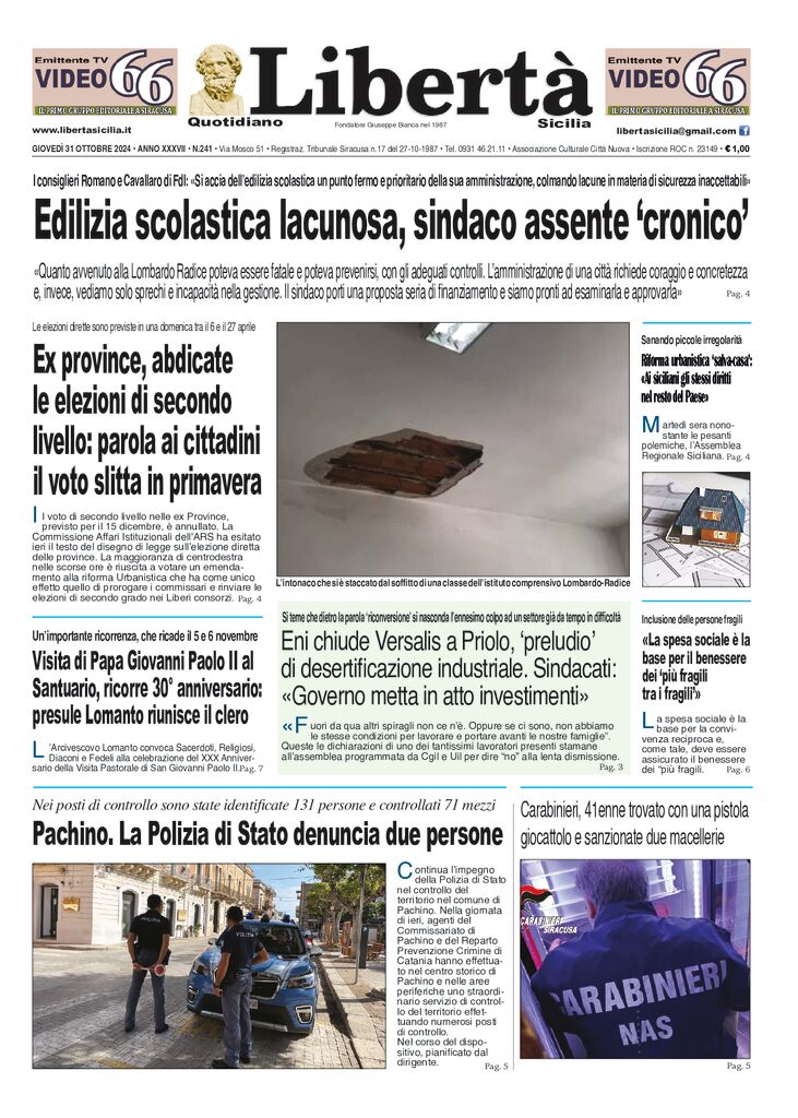 Prima-pagina-libertasicilia-edizione-di-oggi-31-10-24