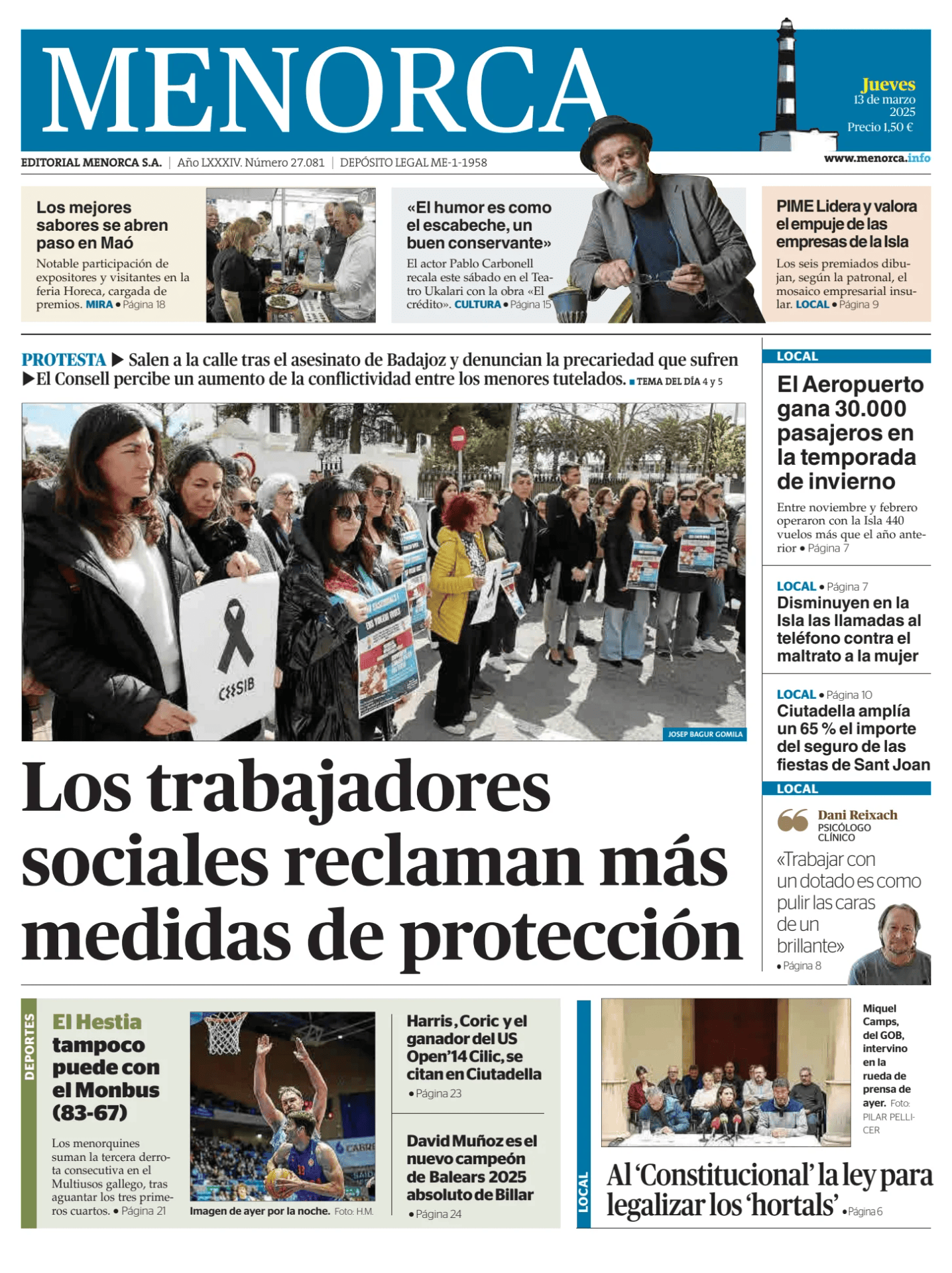 Prima-pagina-menorca-oggi-edizione-di-oggi-20250313