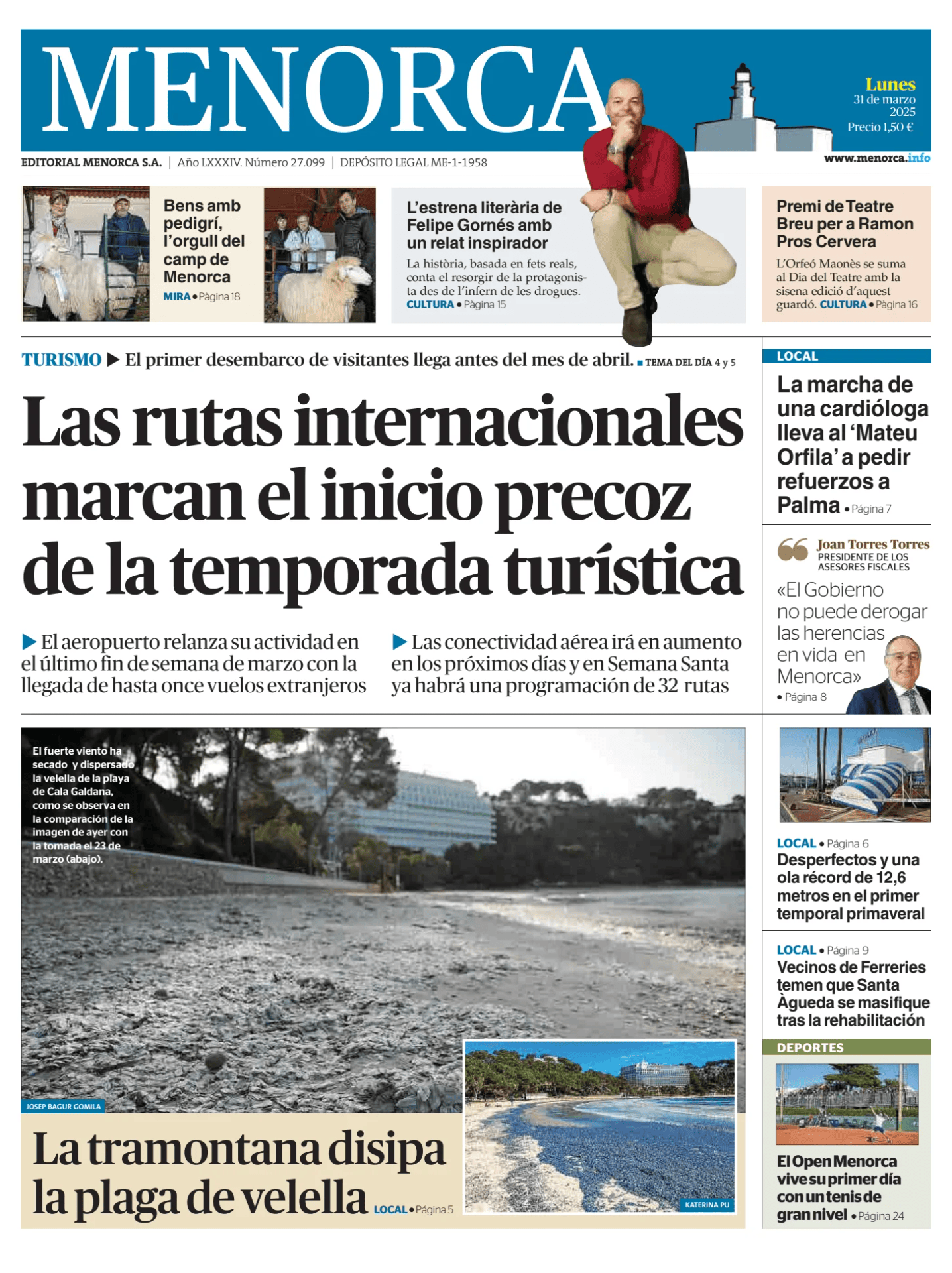Prima-pagina-menorca-oggi-edizione-di-oggi-20250331