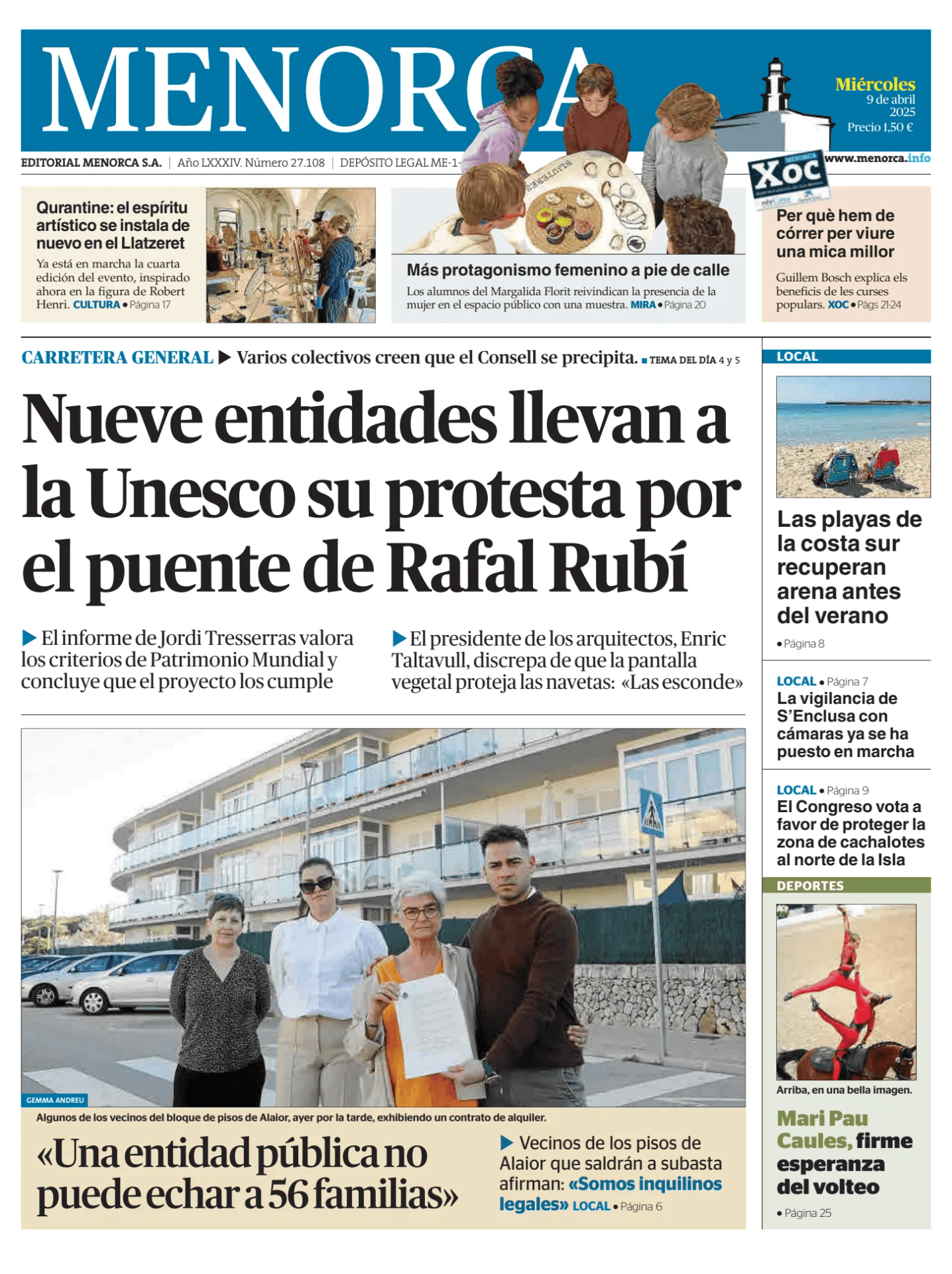Prima-pagina-menorca-oggi-edizione-di-oggi-20250409