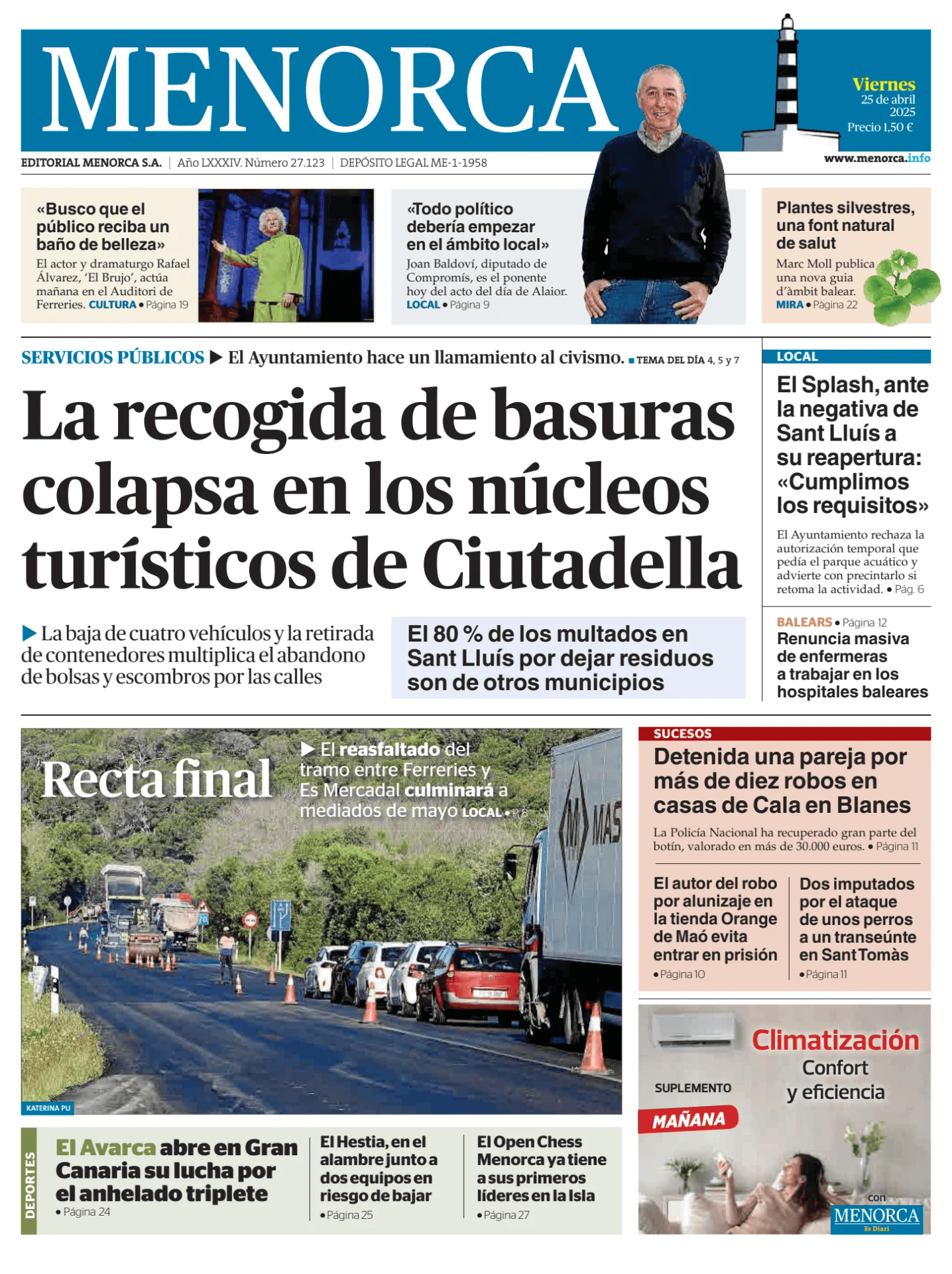 Prima-pagina-menorca-oggi-edizione-di-oggi-20250425
