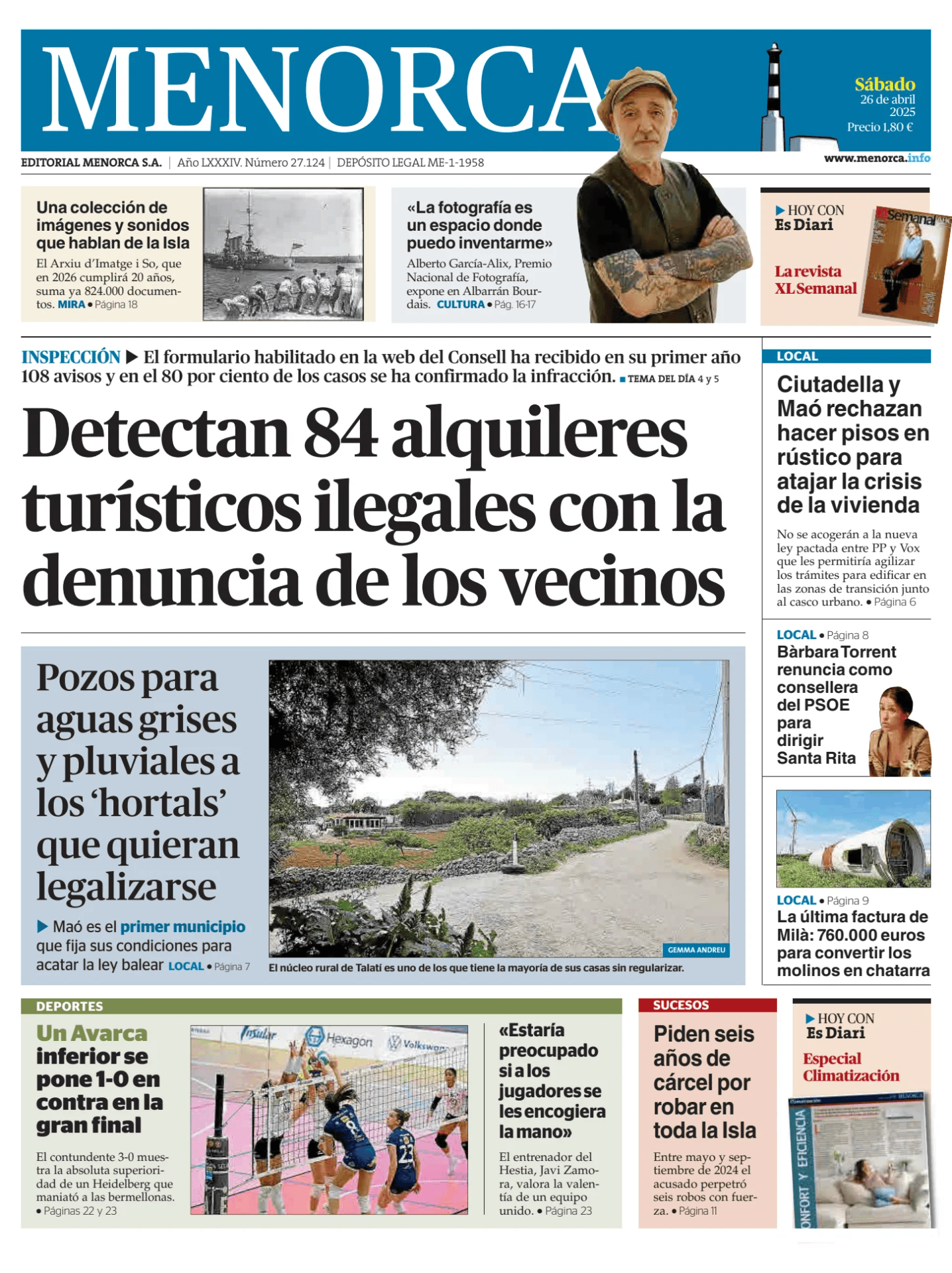 Prima-pagina-menorca-oggi-edizione-di-oggi-20250426