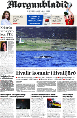 Prima-pagina-morgunbladid-oggi-edizione-di-oggi-20250507