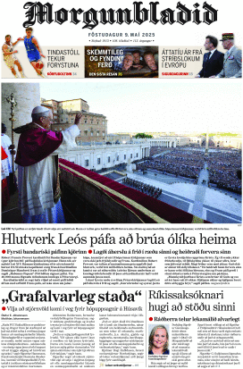 Prima-pagina-morgunbladid-oggi-edizione-di-oggi-20250509