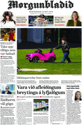 Prima-pagina-morgunbladid-oggi-edizione-di-oggi-20250513