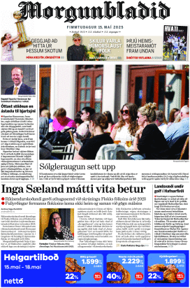 Prima-pagina-morgunbladid-oggi-edizione-di-oggi-20250515