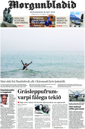 Prima-pagina-morgunbladid-oggi-edizione-di-oggi-20250520
