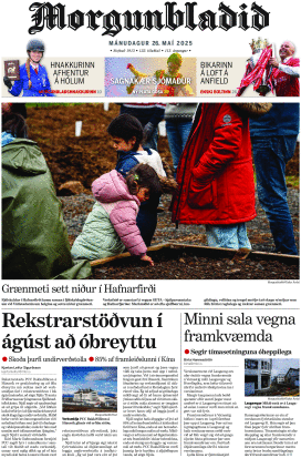 Prima-pagina-morgunbladid-oggi-edizione-di-oggi-20250526