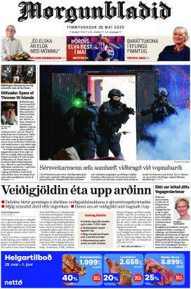 Prima-pagina-morgunbladid-oggi-edizione-di-oggi-20250529