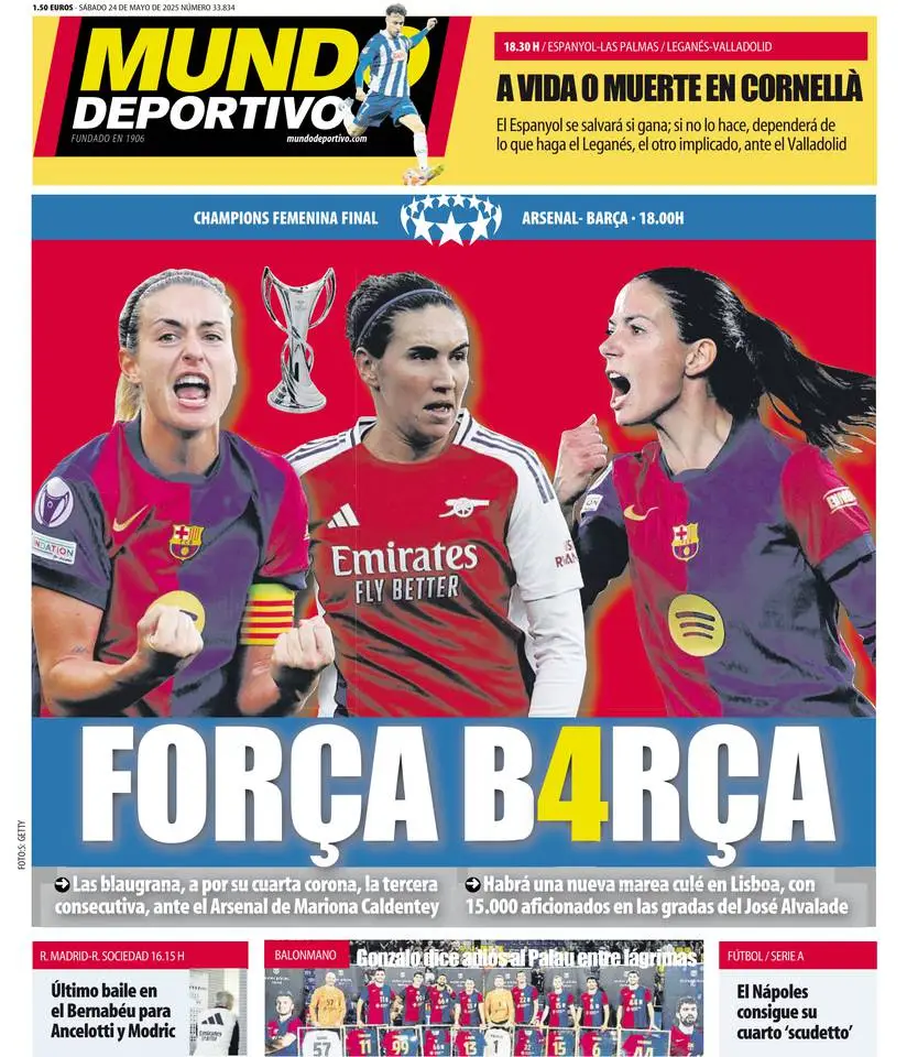 Prima-pagina-mundo_deportivo-edizione-di-oggi-24-05-2025