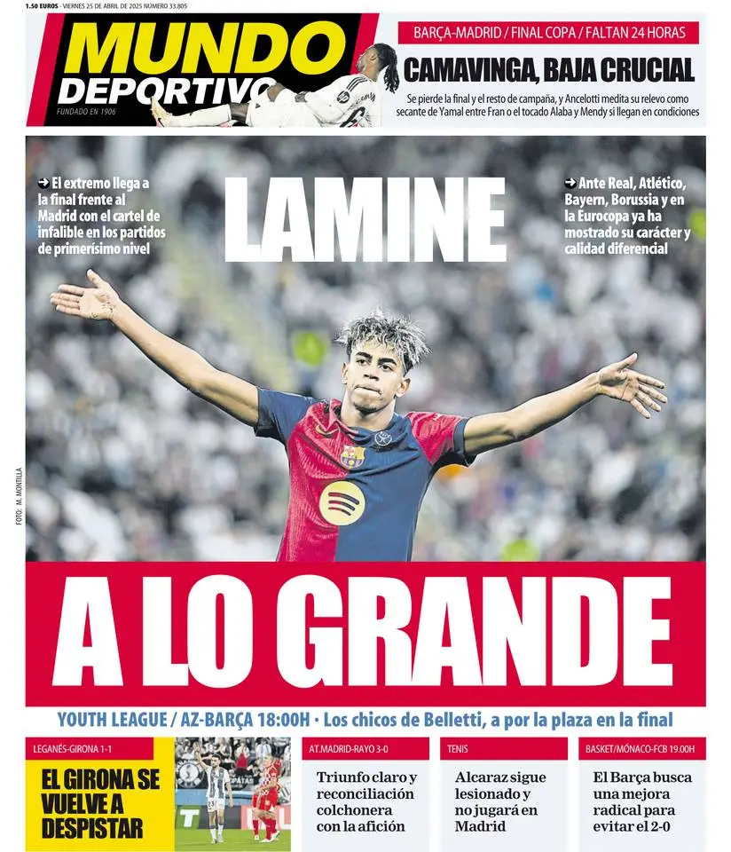 Prima-pagina-mundo_deportivo-edizione-di-oggi-25-04-2025