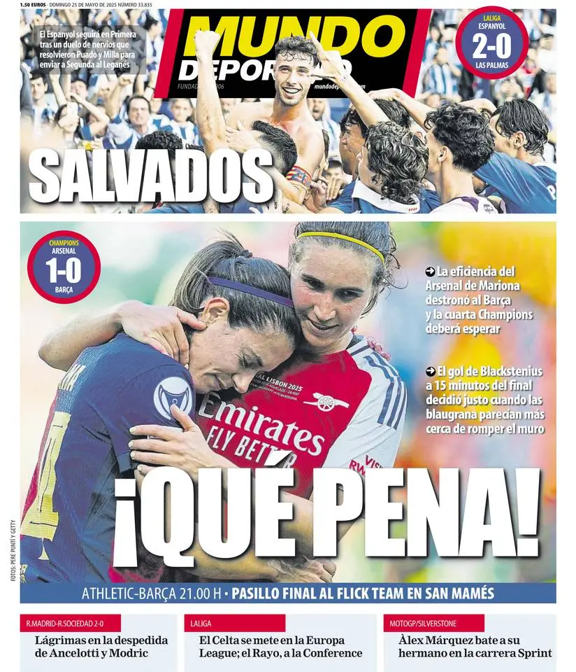 Prima-pagina-mundo_deportivo-edizione-di-oggi-25-05-2025