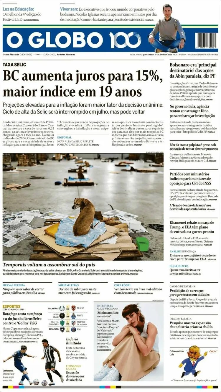 Prima-pagina-oglobo-edizione-di-oggi-2025-06-19