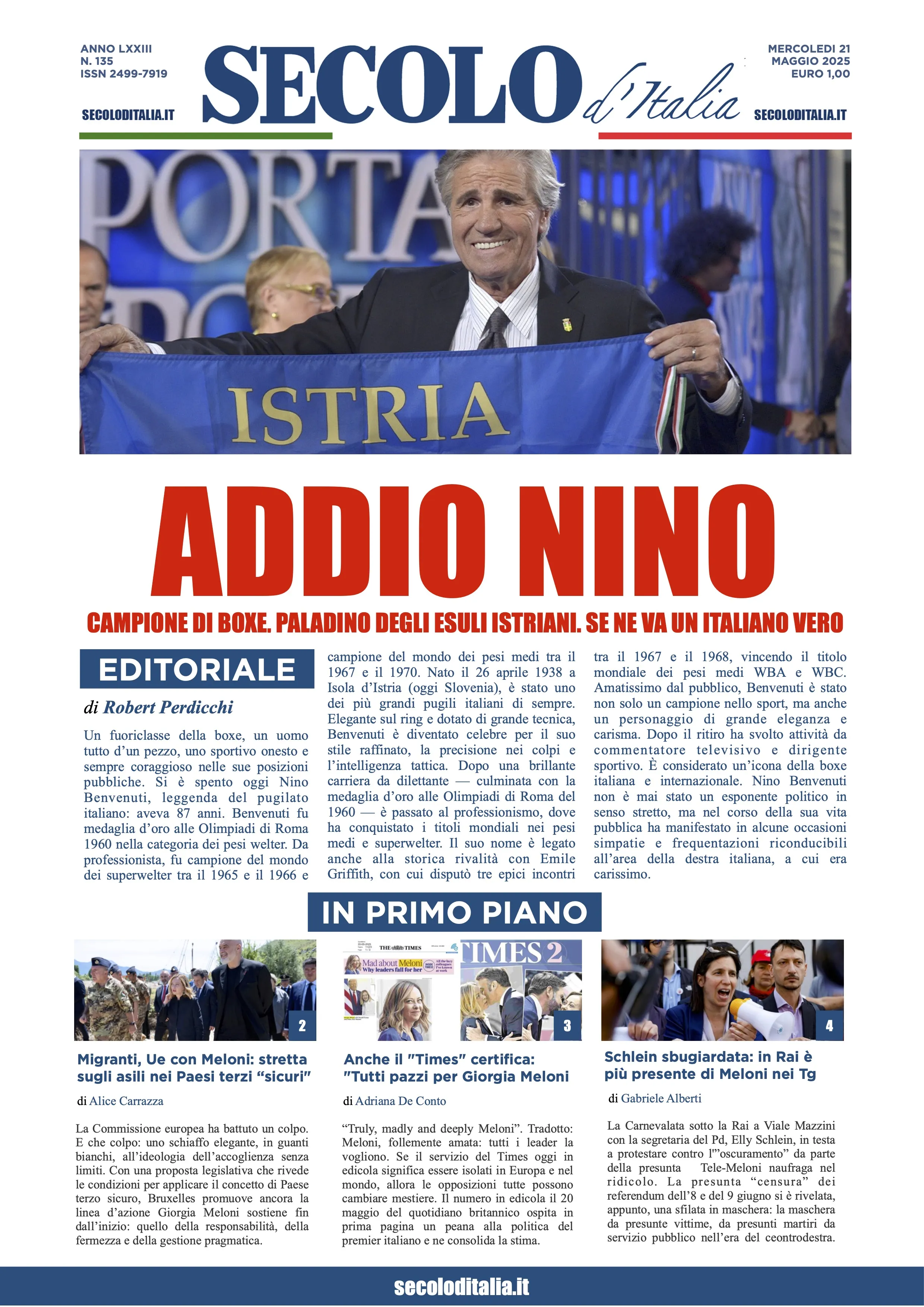 Prima-pagina-secolo-italia-oggi-edizione-di-oggi-21-05-2025