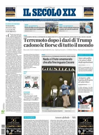 Prima-pagina-secolo-xix-editoriale-oggi-edizione-di-oggi-04-04-2025