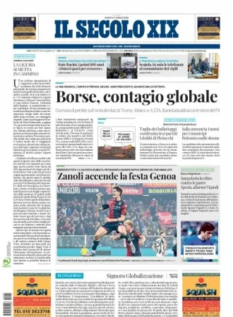 Prima-pagina-secolo-xix-editoriale-oggi-edizione-di-oggi-05-04-2025