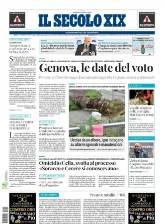 Prima-pagina-secolo-xix-editoriale-oggi-edizione-di-oggi-14-03-2025