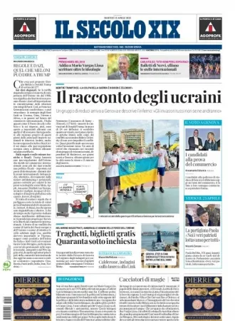 Prima-pagina-secolo-xix-editoriale-oggi-edizione-di-oggi-15-04-2025