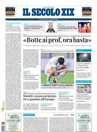 Prima-pagina-secolo-xix-editoriale-oggi-edizione-di-oggi-16-05-2025