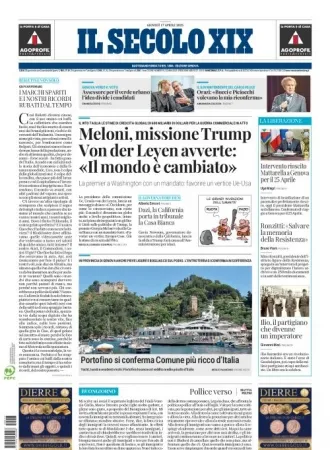 Prima-pagina-secolo-xix-editoriale-oggi-edizione-di-oggi-17-04-2025