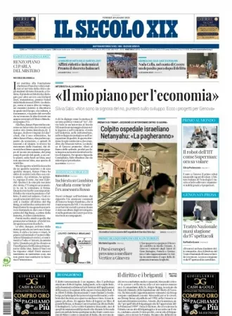 Prima-pagina-secolo-xix-editoriale-oggi-edizione-di-oggi-20-06-2025