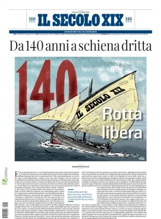 Prima-pagina-secolo-xix-editoriale-oggi-edizione-di-oggi-25-04-2026