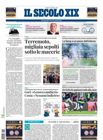 Prima-pagina-secolo-xix-editoriale-oggi-edizione-di-oggi-30-03-2025