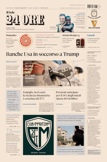 Prima-pagina-sole-24-ore-edizione-del-01-06-2025